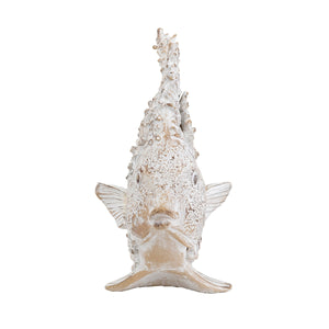 11x6.3x9.8" Decorative Polyresin Angelfish Sculpture