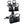 Body Solid Modern Compact 3 Tier Kettlebell Rack with Alloy Steel Frame, Black