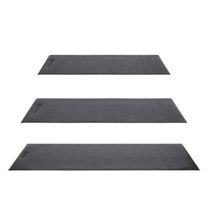 HolaHatha Lightweight Padded Foam Exercise Mat for Workout Activity, Small, Grey
