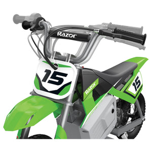 Razor MX400 Dirt Rocket 24V Electric Toy Motocross Dirt Bike, Green (2 Pack) - TRAPSKI