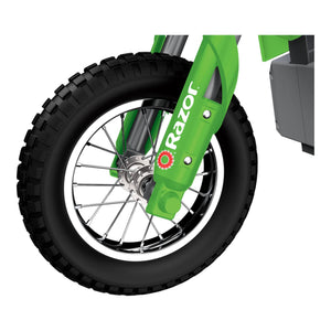Razor MX400 Dirt Rocket 24V Electric Toy Motocross Dirt Bike, Green (2 Pack) - TRAPSKI