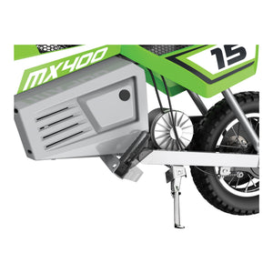 Razor MX400 Dirt Rocket 24V Electric Toy Motocross Dirt Bike, Green (2 Pack) - TRAPSKI