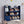 Sturdis Kids Toy Storage Organizer with Bookshelf and 8 Toy Bins, Dark Blue