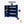 Sturdis Kids Toy Storage Organizer with Bookshelf and 8 Toy Bins, Dark Blue