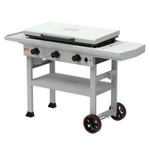 Loco Cookers 3-Burner Classic SmartTemp Outdoor Flat Top Propane Gas Grill, 36" - TRAPSKI