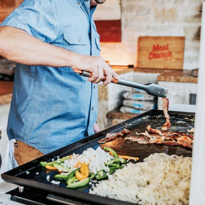 Loco Cookers 3-Burner Classic SmartTemp Outdoor Flat Top Propane Gas Grill, 36" - TRAPSKI
