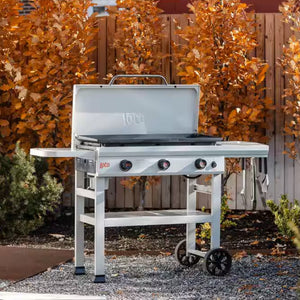 Loco Cookers 3-Burner Classic SmartTemp Outdoor Flat Top Propane Gas Grill, 36" - TRAPSKI