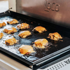 Loco Cookers 3-Burner Classic SmartTemp Outdoor Flat Top Propane Gas Grill, 36" - TRAPSKI