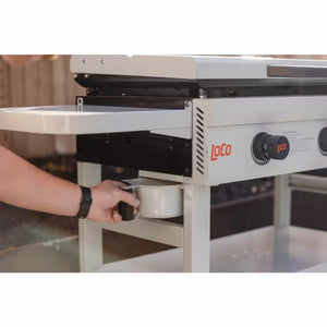 Loco Cookers 3-Burner Classic SmartTemp Outdoor Flat Top Propane Gas Grill, 36" - TRAPSKI