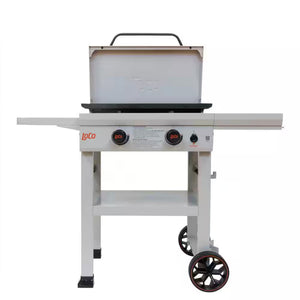 Loco Cookers 2-Burner SmartTemp Griddle Outdoor Flat Top Propane Gas Grill, 26"