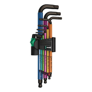 Wera 950 SPKL Long Hex 9pcs Metric Wrench Set