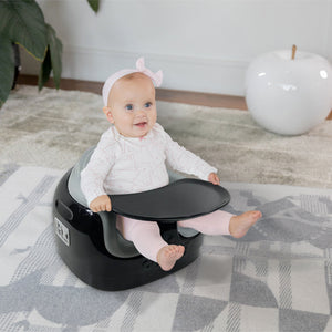 Bumbo Toddler Adjustable 3-in-1 Multi Seat High Chair, Black/Monsoon (2 Pack)