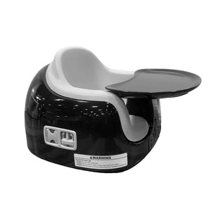 Bumbo Toddler Adjustable 3-in-1 Multi Seat High Chair, Black/Monsoon (2 Pack)