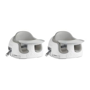 Bumbo Baby Toddler Adjustable 3-in-1 Booster Seat/High Chair, Monsoon (2 Pack)