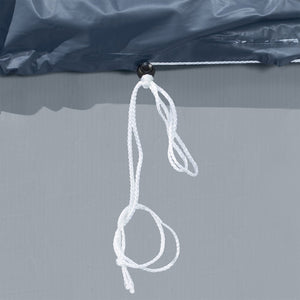 Funsicle 24'x12'x52" Oasis Rectangular Swimming Pool Set with 24' Cover, Gray