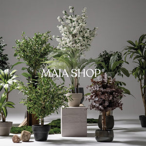 Maia Shop Artificial Banana Tree 5 Feet Tall Tropical Home Decoration, 60 Inches