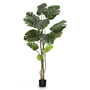 Maia Shop Artificial Monstera Tropical Palm Tree Home Decoration, 72 Inches - TRAPSKI
