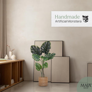 Maia Shop Artificial Monstera Tropical Palm Tree Home Decoration, 47 Inches