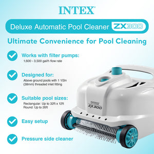 Intex Ultra XTR Frame Swimming Pool & Pump, Robot Vacuum w/Pool Maintenance Kit