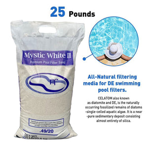 Funsicle 1600 GPH Sand Filter Pool Pump with Mystic White II Premium Filter Sand