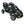 hauck Bat Mobile Pedal Go Kart Superhero Ride On Batman Vehicle for Kids, Black