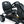 hauck Bat Mobile Pedal Go Kart Superhero Ride On Batman Vehicle for Kids, Black