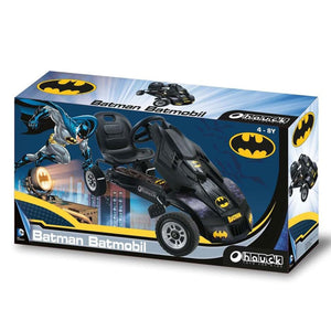 hauck Bat Mobile Pedal Go Kart Superhero Ride On Batman Vehicle for Kids, Black