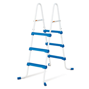 Funsicle 36” SureStep 3 Stair Pool Ladder w/ 12' x 30" QuickSet Inflatable Pool - TRAPSKI