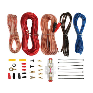 New BOSS R1100M 1100W Mono Car Audio Amplifier Amp & 8 Gauge Amp Wiring Kit - TRAPSKI