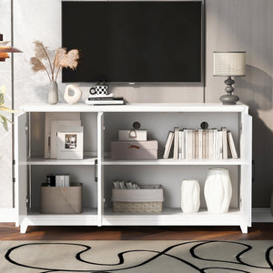 TV Stand for TVs up to 65 Inches, Modern Entertainment Center Media Console