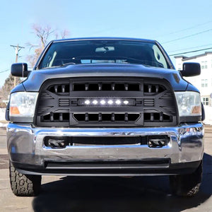 AMERICAN MODIFIED Armor Grille for 2013-2018 Dodge Ram 2500/3500, Matte Black