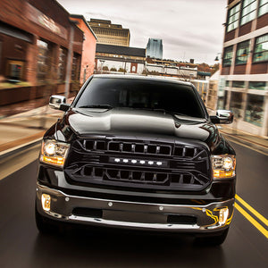 AMERICAN MODIFIED Armor Grille for 13-18 Dodge Ram 1500, 19-23 Ram 1500, Black