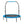 HolaHatha 48 Inch Foldable Mini Fitness Trampoline with Adjustable Handle, Blue - TRAPSKI