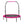 HolaHatha 48 Inch Foldable Mini Fitness Trampoline with Adjustable Handle, Pink