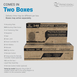 MRCOOL Advantage 18,000 BTU Ductless Inverter Wall Mount Heat Pump System, White