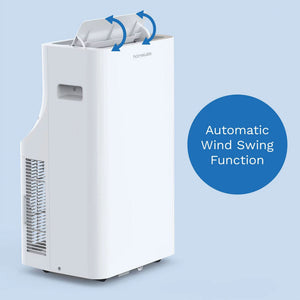 hOmeLabs 12,000 BTU Portable Air Conditioner with Washable Filter and Controller - TRAPSKI