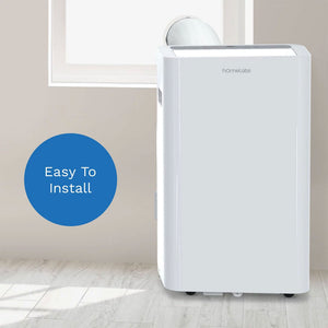hOmeLabs 12,000 BTU Portable Air Conditioner with Washable Filter and Controller - TRAPSKI