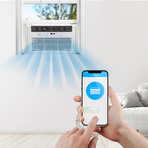Midea 10,000 BTU ComfortSense Smart Window Air Conditioner Cools up to 450 Sq Ft