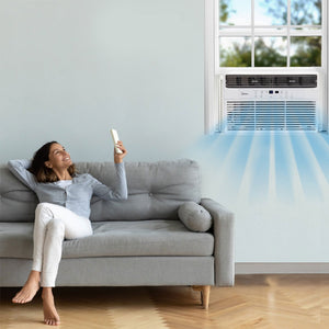 Midea 10,000 BTU ComfortSense Smart Window Air Conditioner Cools up to 450 Sq Ft