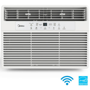 Midea 10,000 BTU ComfortSense Smart Window Air Conditioner Cools up to 450 Sq Ft