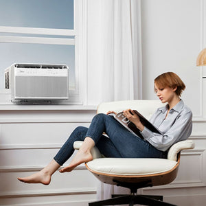Midea 10,000 BTU U Shaped Window Type Air Conditioner Cools up to 450 Sq Ft