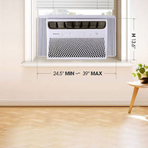 Hisense 450 Sq ft Window Air Conditioner w/Remote, 3 Modes & 4 Way Air Direction