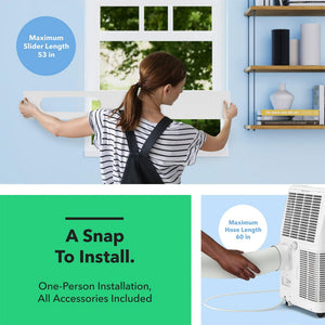 Vremi 10,000 BTU Portable Air Conditioner with Powerful Cooling Fan and Filter - TRAPSKI