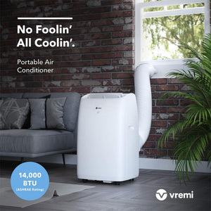 Vremi 10,000 BTU Portable Air Conditioner with Powerful Cooling Fan and Filter - TRAPSKI