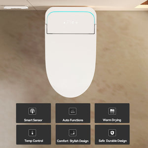 Unique Smart One-Piece Toilet with Bidet and Auto Seat
