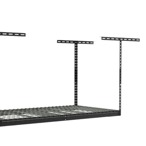 MonsterRax 2'x8' Overhead Garage Storage Rack Holds Up to 350 Pounds, Hammertone