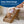 MECO Stakmore Foldable Pet Steps with Solid Fruitwood Construction, Brown Felt