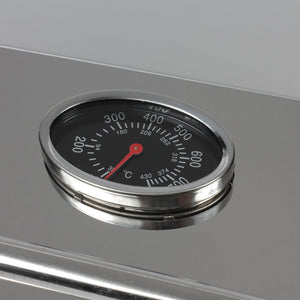 Camco  Grill-Stow N Go 125 Portable Propane Gas Grill with Temperature Gauge
