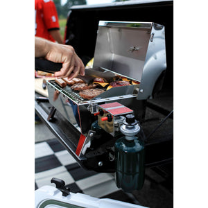 Camco  Grill-Stow N Go 125 Portable Propane Gas Grill with Temperature Gauge