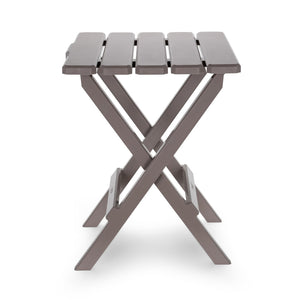 Camco Adirondack Style Folding Plastic Large Table for Indoor or Outdoor Use